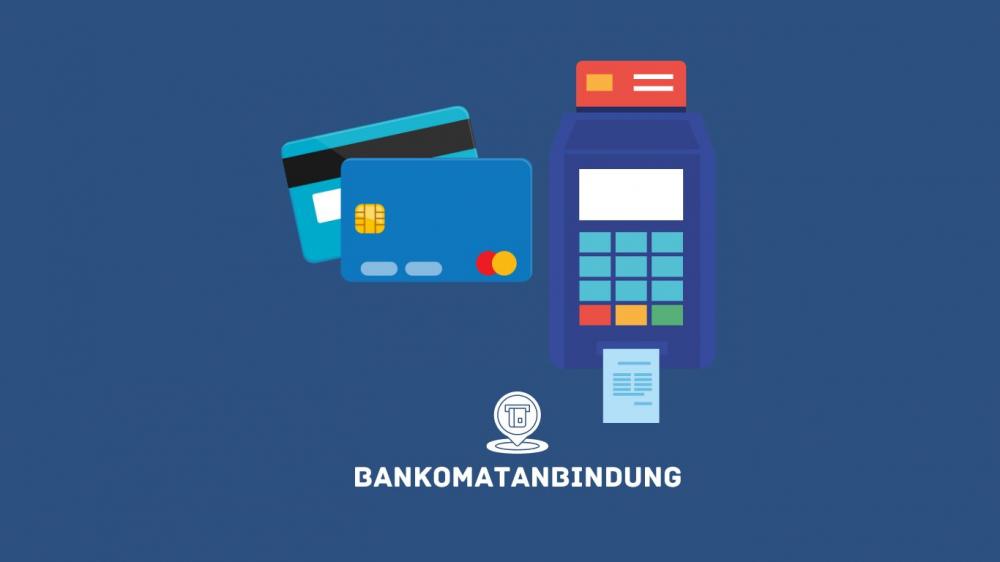 Auf dem Bild sieht man verschiedene Bankomatsysteme und Kreditkarten, welche mit den Bankomatanbindungen von Emig effizient eingesetzt werden können.